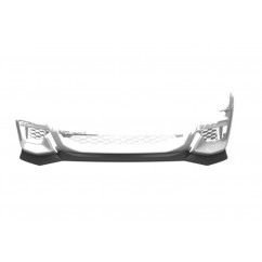 Rajout de pare-choc avant noir brillant adaptable sur BMW X3 Pack M 17-21