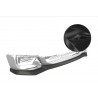 Rajout de pare-choc avant noir brillant adaptable sur BMW X3 Pack M 17-21