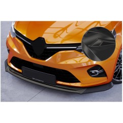 Rajout de pare-choc avant carbone adaptable sur Renault Clio V 19+