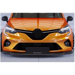 Rajout de pare-choc avant carbone adaptable sur Renault Clio V 19+