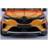 Rajout de pare-choc avant noir brillant adaptable sur Renault Captur 2 à partir de 2019