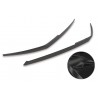 2x Sourcils phares avant noir brillant adaptables sur Renault Megane II 02-09