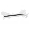 2x Sourcils phares avant noir brillant adaptables sur Renault Megane II 02-09