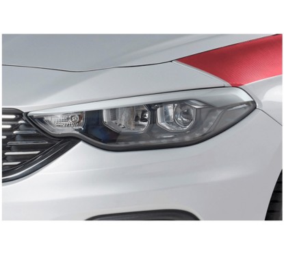 2x Sourcils de phares adaptable sur Fiat Tipo 15+