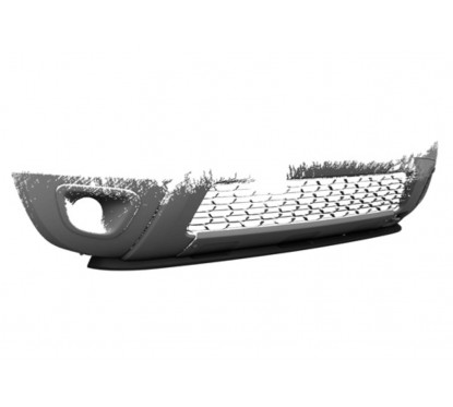 Rajout de pare-choc avant noir brillant adaptable sur Dacia Duster 13-18