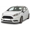 Rajout de pare-choc avant noir brillant adaptable sur Ford Fiesta de 2013 à 2017