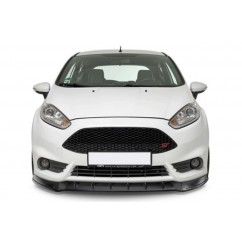 Rajout de pare-choc avant noir brillant adaptable sur Ford Fiesta de 2013 à 2017
