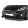 Rajout de pare-choc avant carbone adaptable sur Ford Fiesta 17+