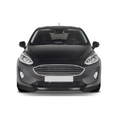 Rajout de pare-choc avant carbone adaptable sur Ford Fiesta 17+