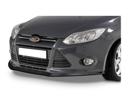 Rajout de pare-choc avant noir brillant adaptable sur Ford Focus de 2010 à 2014
