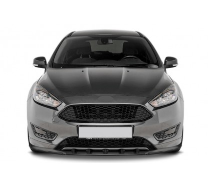 Rajout de pare-choc avant noir brillant adaptable sur Ford Focus ST-Line 14-18