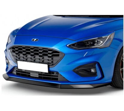 Rajout de pare-choc avant noir brillant adaptable sur Ford Focus ST et ST-Line 18-19