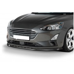 Rajout de pare-choc avant noir brillant adaptable sur Ford Focus MK4 Tournoi de 2018 à 2021
