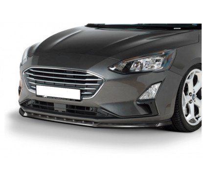 Rajout de pare-choc avant noir brillant adaptable sur Ford Focus MK4 Tournoi de 2018 à 2021