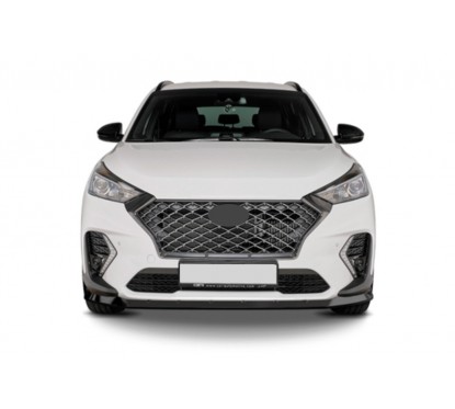 Rajout de pare-choc avant noir brillant adaptable sur Hyundai Tucson N-Line (19-20)