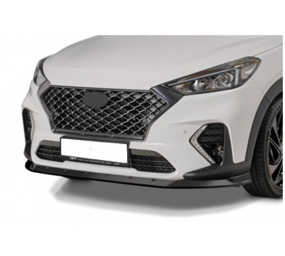 Rajout de pare-choc avant noir brillant adaptable sur Hyundai Tucson N-Line de 2019 à 2020