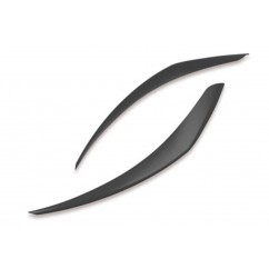 2x Sourcils phares noir brillant adaptable sur Hyundai Tucson 15+