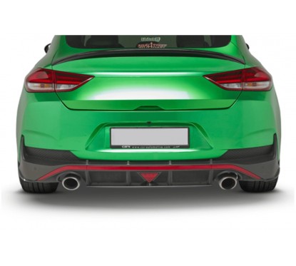 2x ailettes / Rajout de pare-choc arrière carbone Hyundai I30 N Fastback 17+