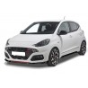 Rajout de pare-choc avant carbone adaptable sur Hyundai I10 N-Line 20+