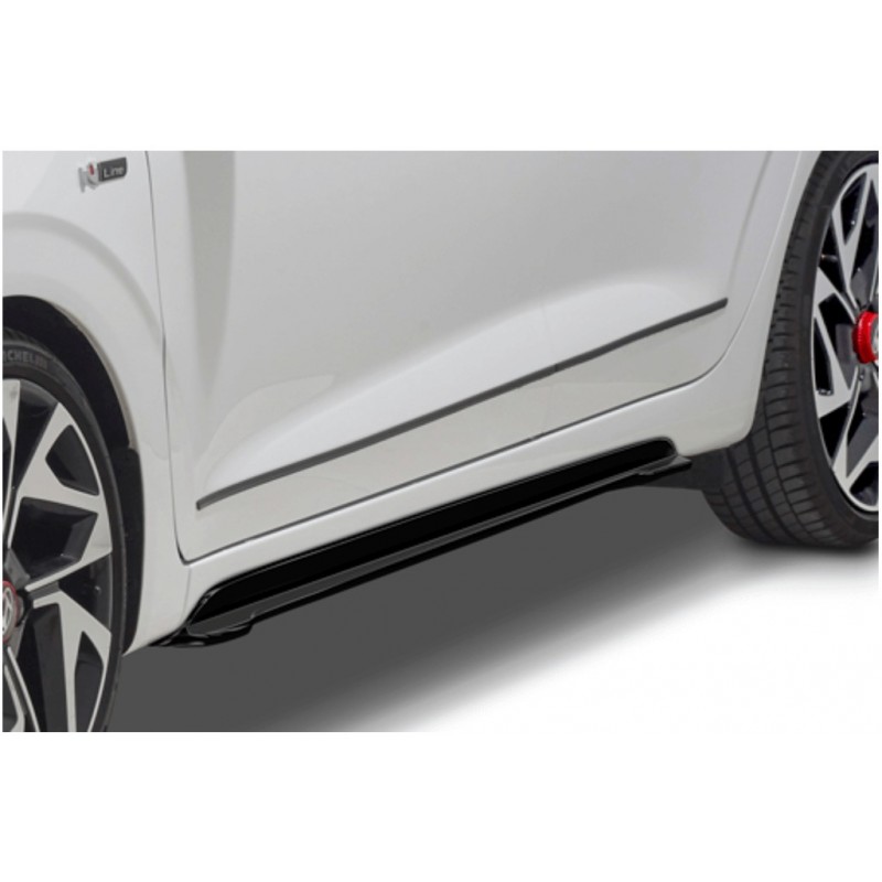 2x Bas de caisse noir brillant adaptable sur Hyundai I10 19+