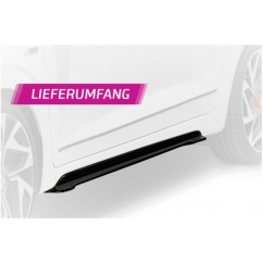 2x Bas de caisse noir brillant adaptable sur Hyundai I10 19+