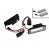 Eclairage de plaque LED - Blanc Pur adaptable sur Vw Golf 4, 5, 6, 7, Passat, Polo, Scirocco...