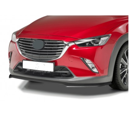Rajout de pare-choc avant noir brillant adaptable sur Mazda CX3 15-20