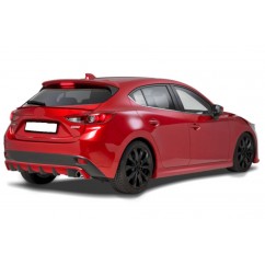 Diffuseur arrière adaptable sur Mazda 3 BM / BN / BL 13+