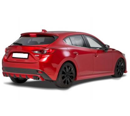 Diffuseur arrière adaptable sur Mazda 3 BM / BN / BL 13+