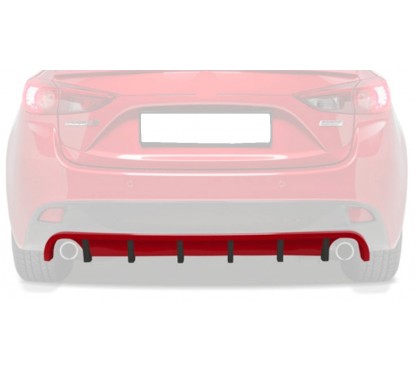 Diffuseur arrière adaptable sur Mazda 3 BM / BN / BL 13+