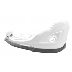 Rajout de pare-choc avant noir brillant adaptable sur Mazda 3 BL 09-13