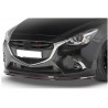 Rajout de pare-choc avant carbone adaptable sur Mazda 2 14-19