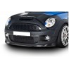 Rajout de pare-choc avant noir brillant adaptable sur Mini Cooper S R56 06-10