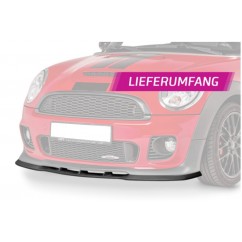 Rajout de pare-choc avant noir brillant adaptable sur Mini Cooper R56 JCW 06-13