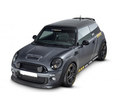 Rajout de pare-choc avant carbone adaptable sur Mini Cooper R55 / R56 / R57 / R58 / R59/ R60 / R61 06-16