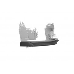 Rajout de pare-choc avant noir brillant adaptable sur Mini Cooper F55/F56/F57 21+