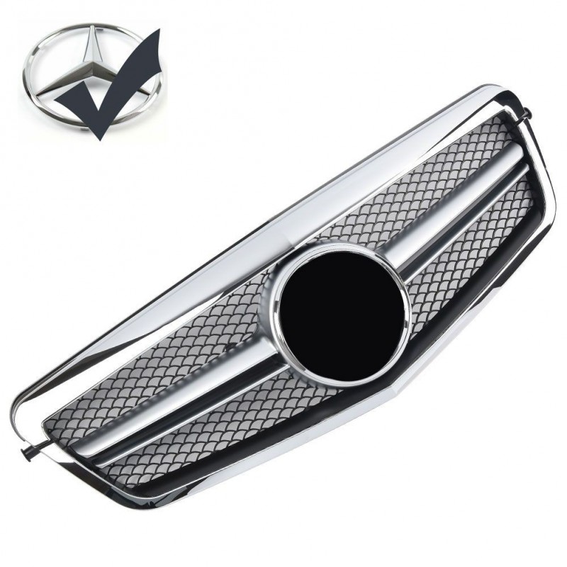 Calandre Mercedes Classe E W212 Amg Facelift (09-13) Chrome Calandre Mercedes Classe E W212 Amg Facelift (09-13) Chrome