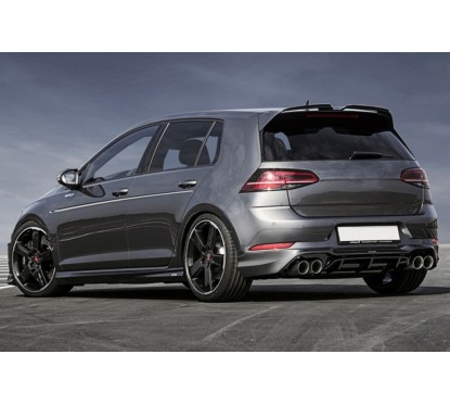 Becquet adaptable sur Vw Golf 7 VII (12-20) Noir brillant