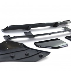 Diffuseur arrière noir brillant adaptable sur BMW X5 F15 13-18
