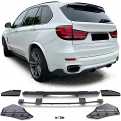 Diffuseur arrière noir brillant adaptable sur BMW X5 F15 13-18