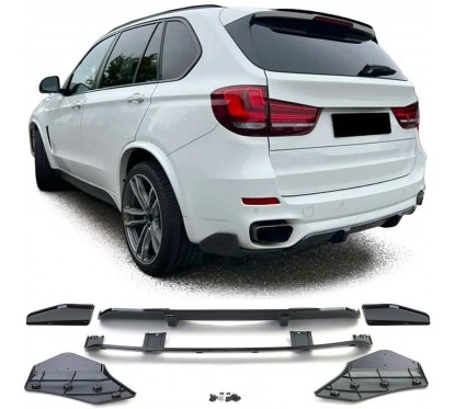 Diffuseur arrière noir brillant adaptable sur BMW X5 F15 13-18