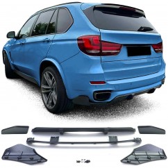 Diffuseur arrière noir mat adaptable sur BMW X5 F15 13-18