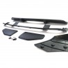 Diffuseur arrière noir mat adaptable sur BMW X5 F15 13-18