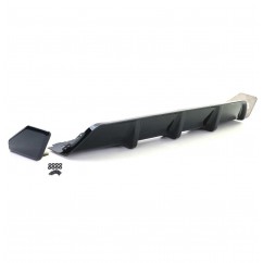 Diffuseur arrière noir brillant adaptable sur BMW X6 F16 14-19