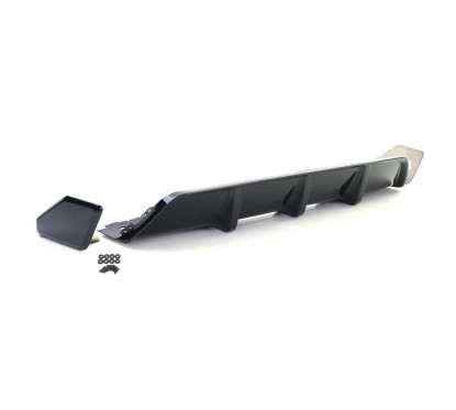 Diffuseur arrière noir brillant BMW X6 F16 (14-19)