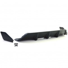 Diffuseur arrière noir mat adaptable sur BMW X6 F16 14-19