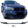Rajout de pare choc avant noir mat adaptable sur BMW X6 F16 14-19