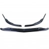 Rajout de pare choc avant noir brillant adaptable sur Mercedes Classe C W205 S205 14-21