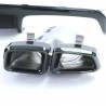 Diffuseur arrière et embouts d'échappement noir brillant adaptable sur Mercedes CLS C218 14-18
