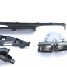 Diffuseur arrière et embouts d'échappement noir brillant adaptable sur Mercedes CLS C218 14-18